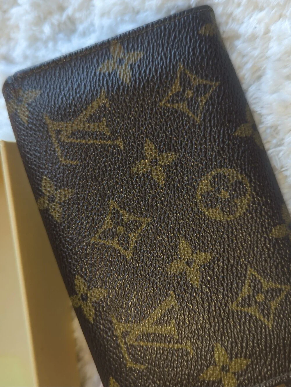 Louis Vuitton Monogram Authentic Wallet Rare Vintage W Box +Chain For Crossbody - Picture 6 of 11